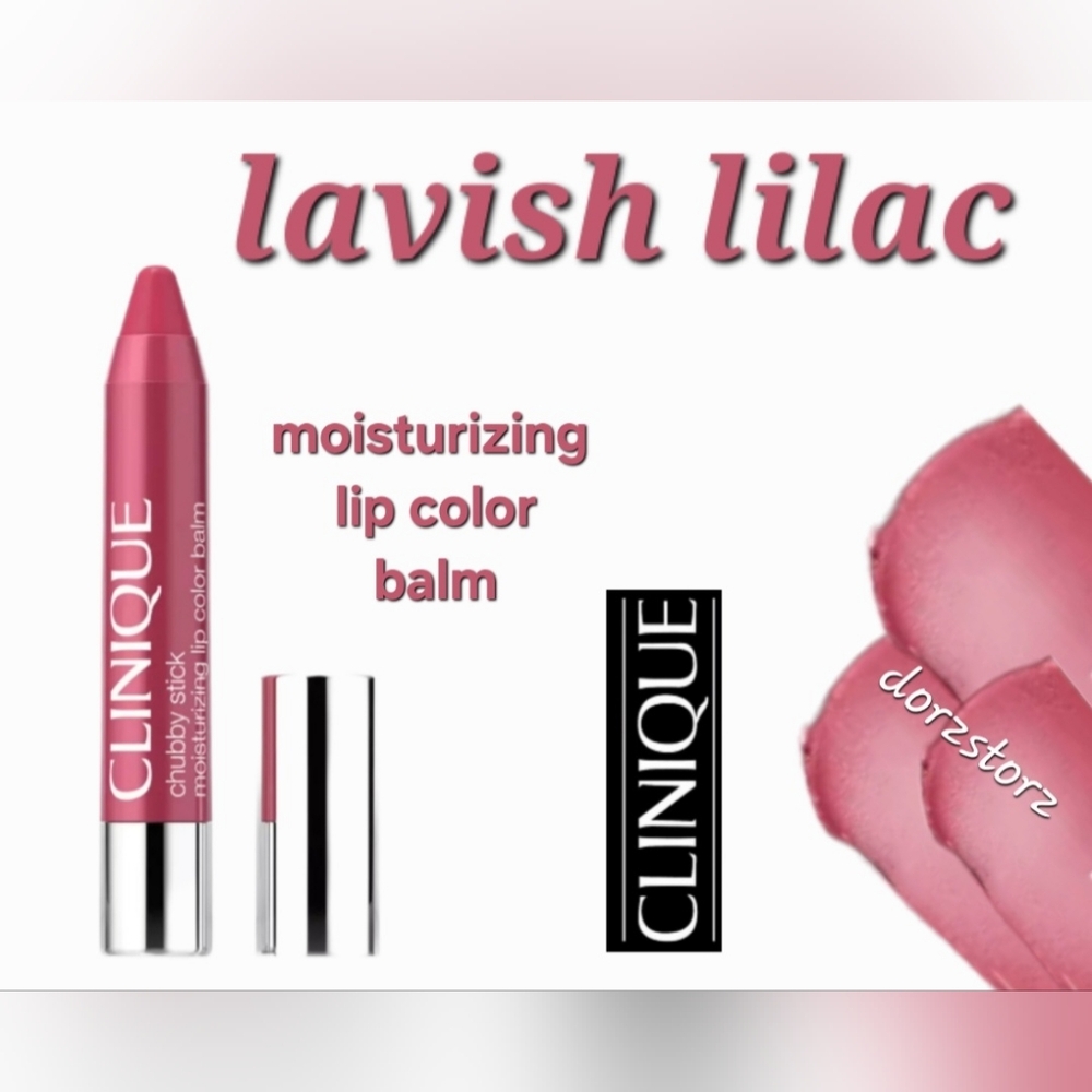 CLINIQUE Chubby Stick Lip Colour Balm • LAVISH LILAC • Full Size • NIB • Sheer
